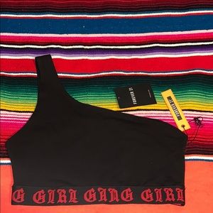 Forever 21 off the shoulder cropped top